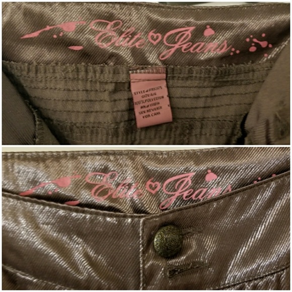 NWT Brown Shimmer Pants - Picture 2 of 5